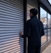 Imagen ilustrativa del cierre de una tienda.