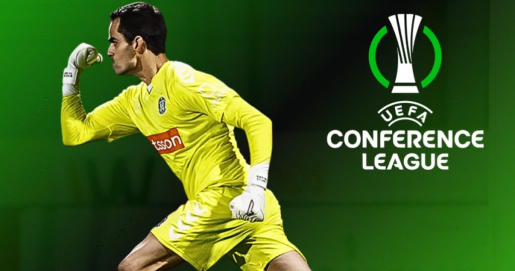 Portero venezolano mantiene a su equipo con vida en la UEFA Conference League