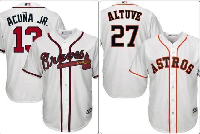 Las de Acuña y Altuve entre las camisas más vendidas de la MLB Las de Acuña y Altuve entre las camisas más vendidas de la MLB