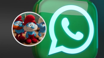 'Modo pitufos' para WhatsApp. (Composición