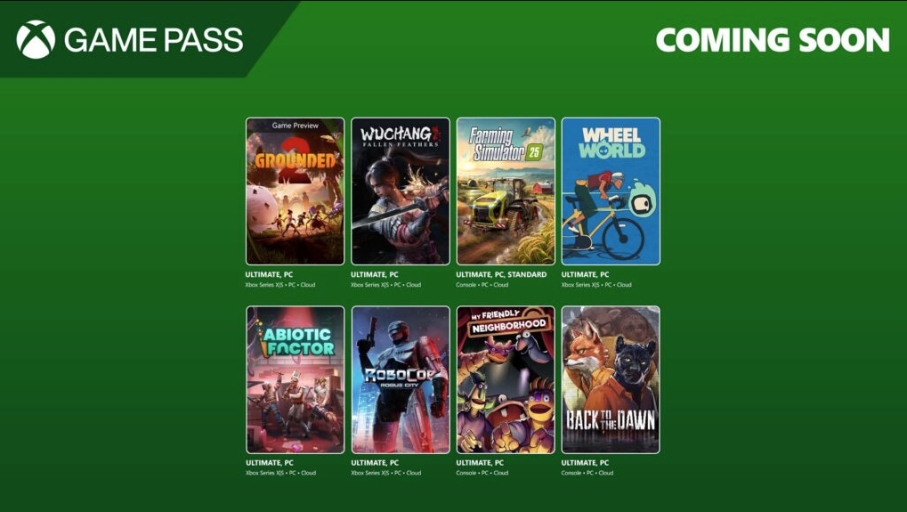 Segunda oleada de juegos en Xbox Game Pass.