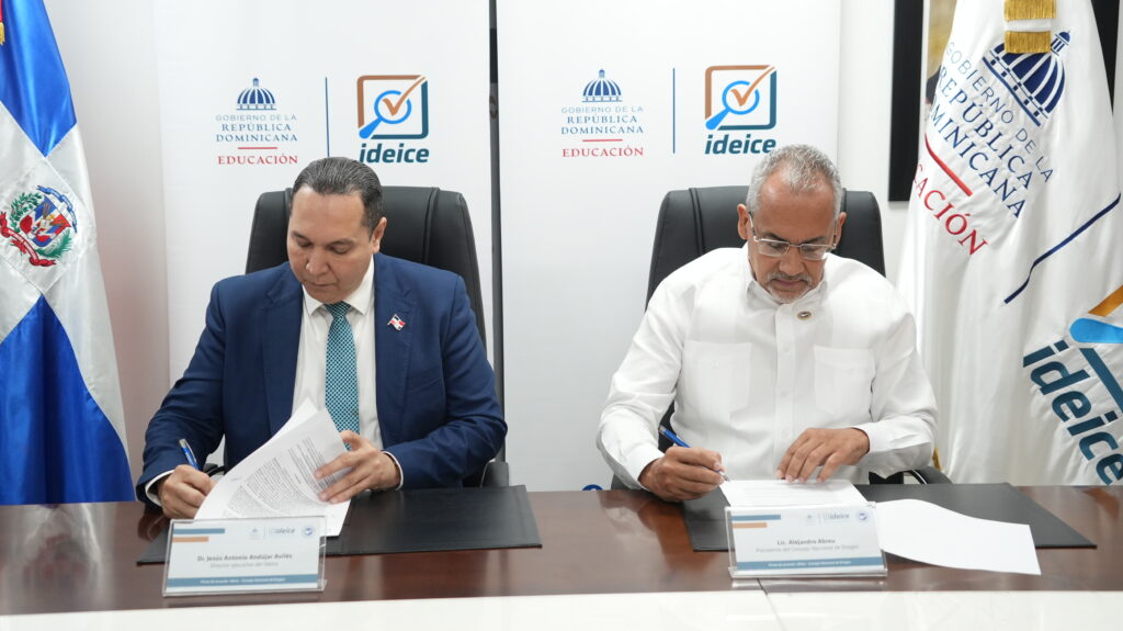 Ideice y el Consejo Nacional de Drogas firman acuerdo orientado al fomento y difusión de investigaciones educativas