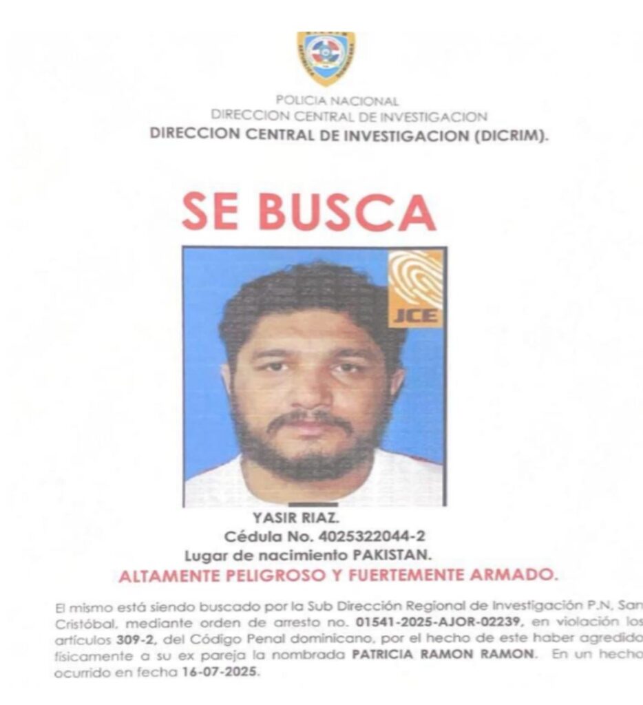 Interpol Santo Domingo y la DGM detienen en Elías Piña a ciudadano pakistaní y otro de Afganistán requerido por homicidio de joven dominicana en Haina