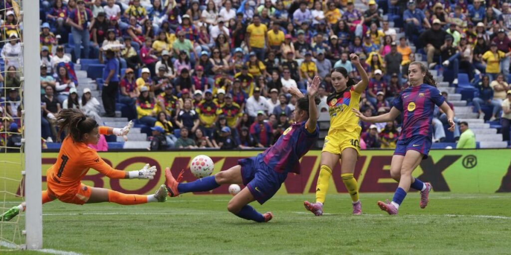 Barcelona vence a América en amistoso femenil en su cierre de su gira por México