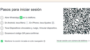 WhatsApp Web. (Infobae América)