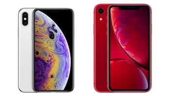 iPhone XS y iPhone XR.