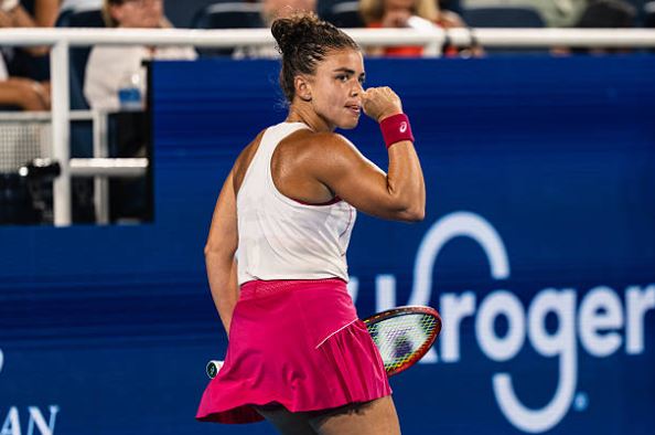 Jasmine Paolini en el WTA Cincinnati 2025. Foto: Getty
