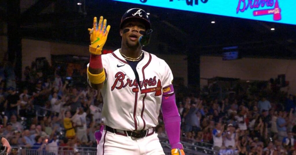 Ronald Acuña Jr. sigue inspirado y dispara su segundo jonrón de la semana