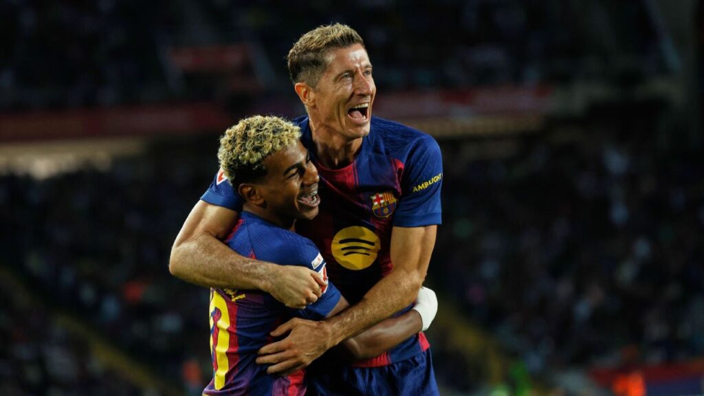 Lamine Yamal guió a Barcelona a la victoria ante Real Sociedad y a la cima de LaLiga