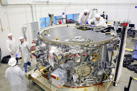 Módulo de servicio de la Cygnus OA-6 (NASA).