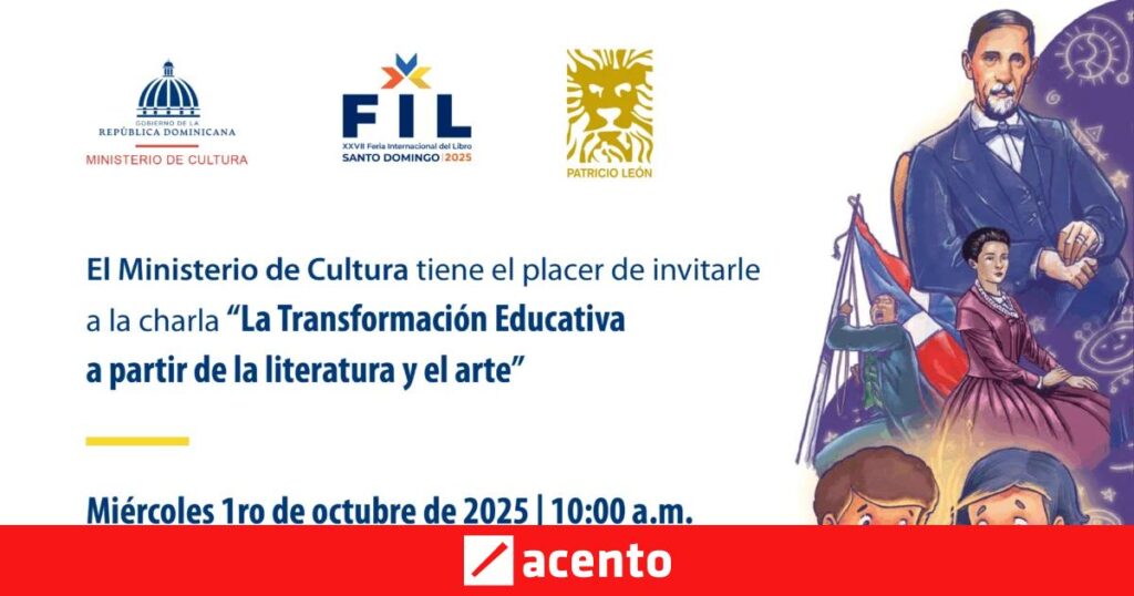 Patricio León ofrecerá charla sobre la transformación educativa a través de la literatura y el arte en la FILSD 2025