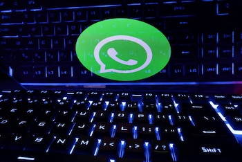Logo de WhatsApp en la