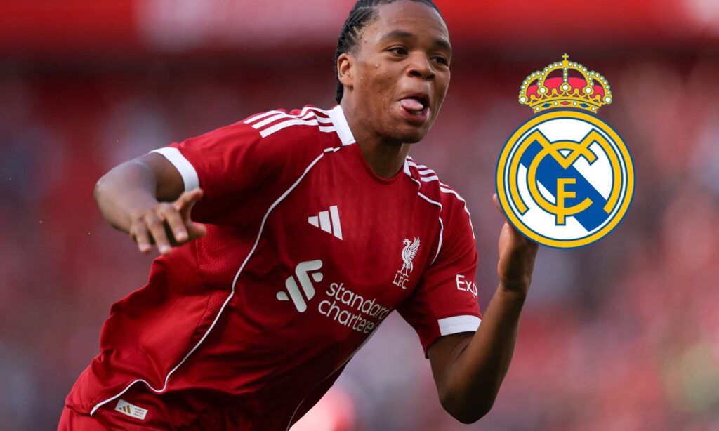 A la perla del Liverpool, Rio Ngumoha, le tira el Real Madrid