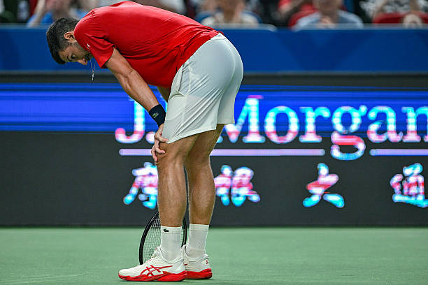 El serbio sufrió la terrible humedad china. Fuente: Getty