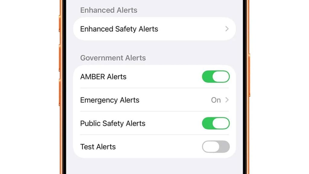 Opción de alertas mejoradas