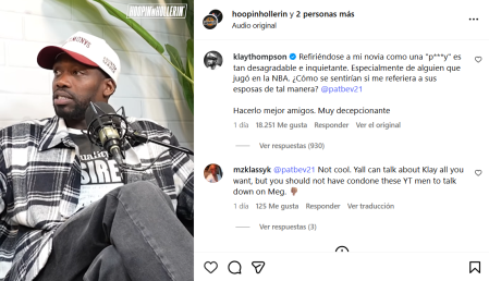 Klay Thompson comentó el video donde insultan a su pareja y dejó una respuesta muy categórica contra Jason Williams y Patrick Beverley