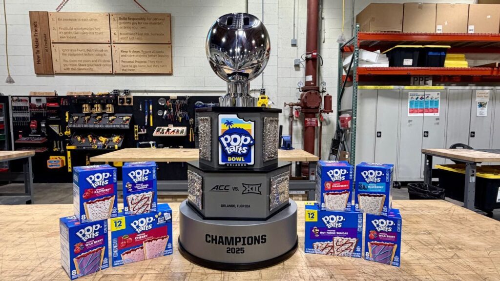 ‘Is it a real functional toaster?’: Behind the scramble to engineer the Pop-Tarts Bowl trophy