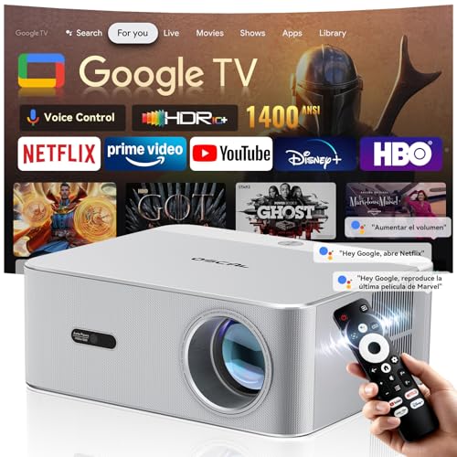 OSCAL PV800Pro Proyector 4K【Google TV oficial/1400 ANSI】
